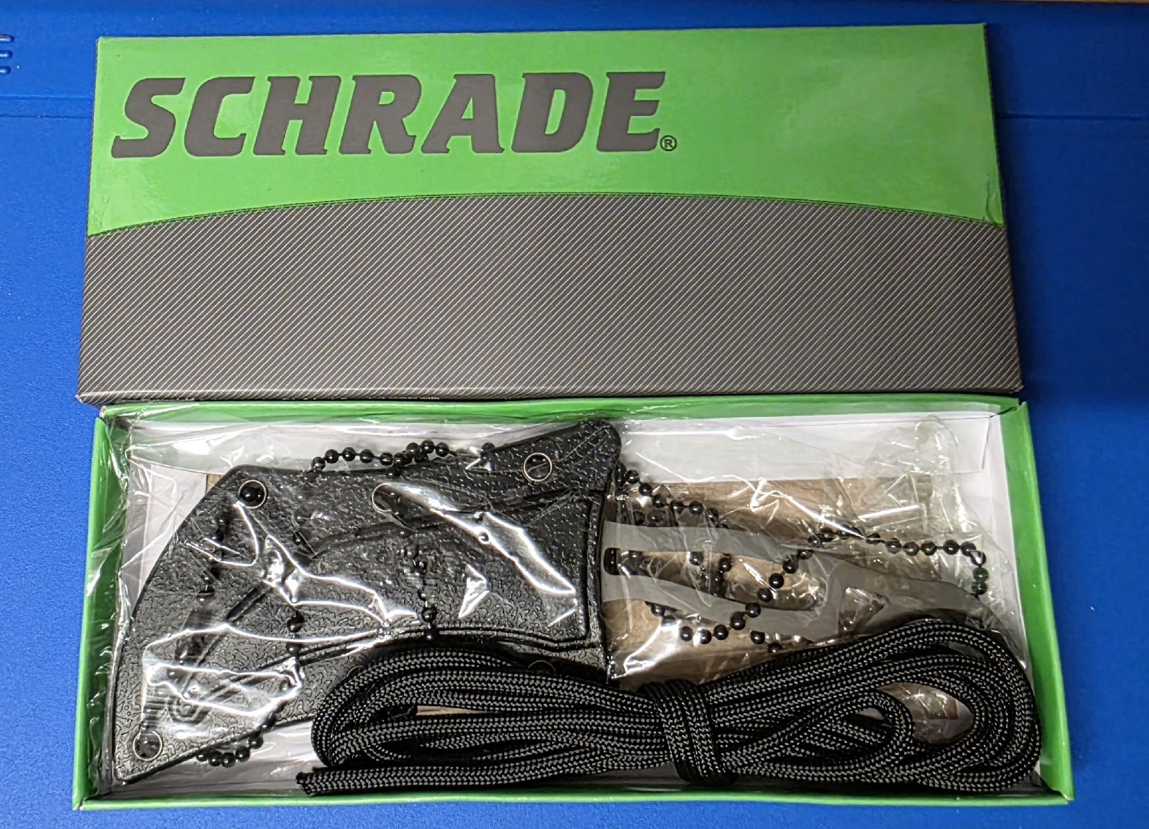 Coltellini militari: Schrade Neck Knife Frontier mit Scheide! – Nuovo e nell'imballaggio originale da Sitterdorf venduto da Losfoxos 2
