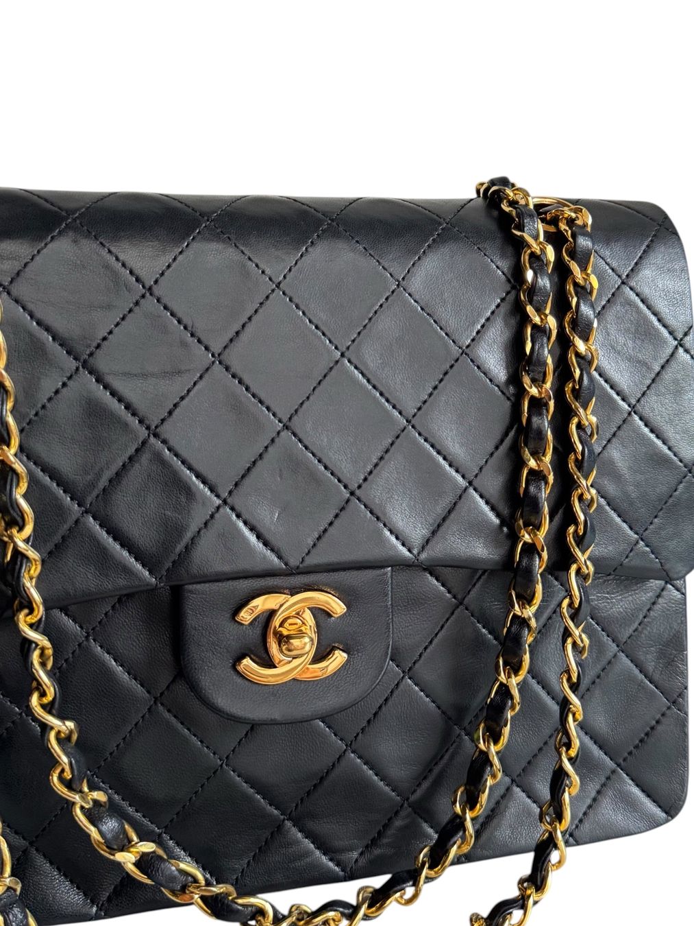 Chanel Borse da donna: CHANEL Medium Tall Classic Lambskin Double Flap Tasche – Usato da Kriens venduto da hannaandkiko 9