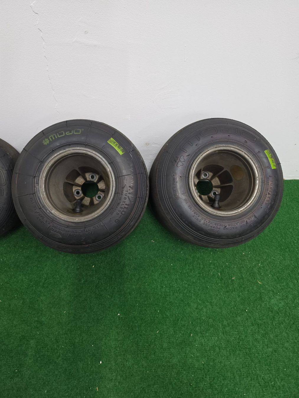 Go-Kart: Kartfelgen mit Mojo Pneus – Usato da Netstal venduto da racer55 2