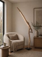 Schwemmholz-Leselampe "Arcwood Light"