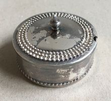 🟡Silberne Deckel Dose mit Bodenmarke VINTAGE