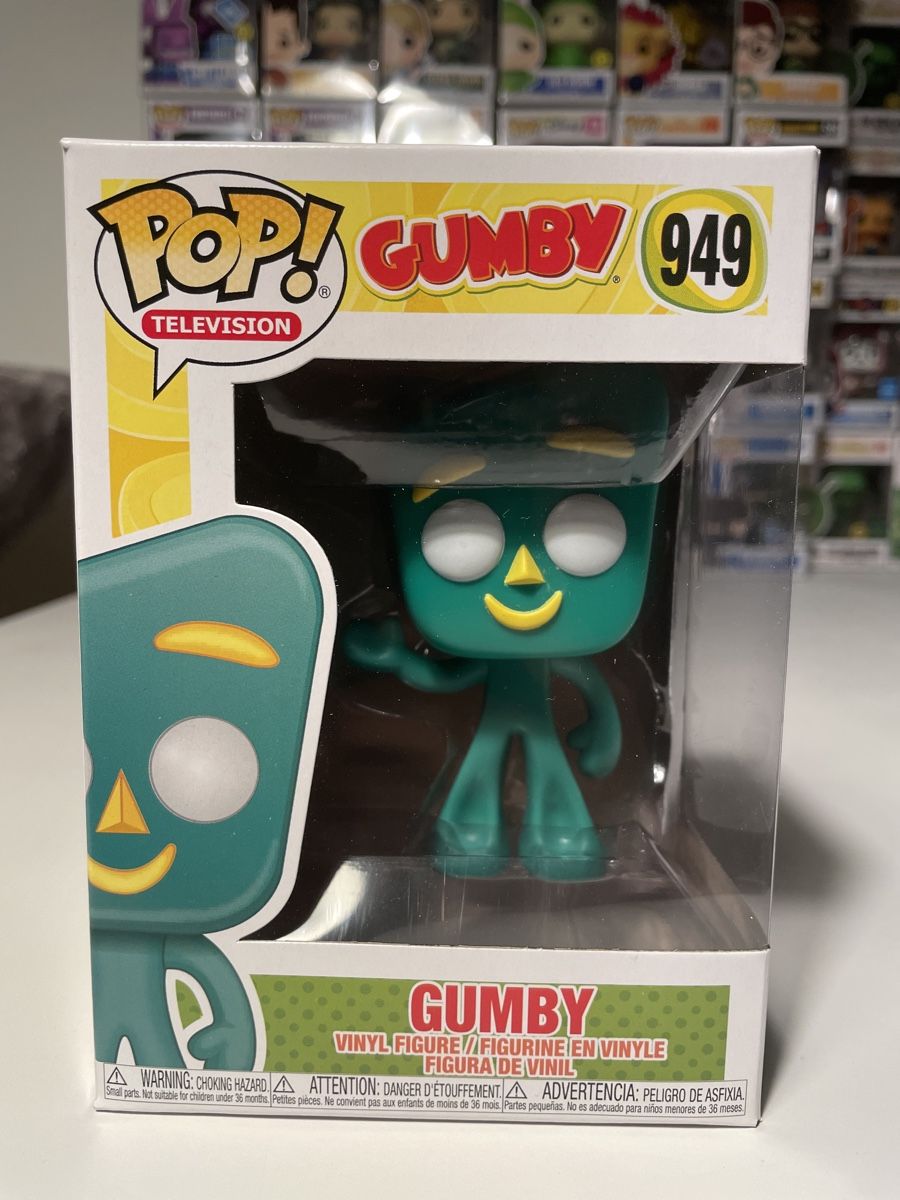 Funko Figuren: Funko Pop Television Gumby #949 Figure – Neu und originalverpackt aus Hünenberg See von