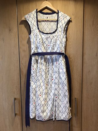 Kleid im maritimen Dirndlstil Gr S von Blutsgeschwister
