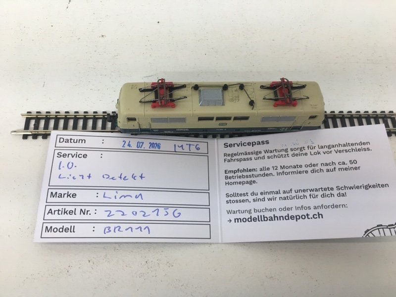 Trix Modellini di ferrovie: LIMA 220226 Spur N BR 111 Deutsche Bundesbahn – Usato da Büsserach venduto da ModellbahnDepot 1