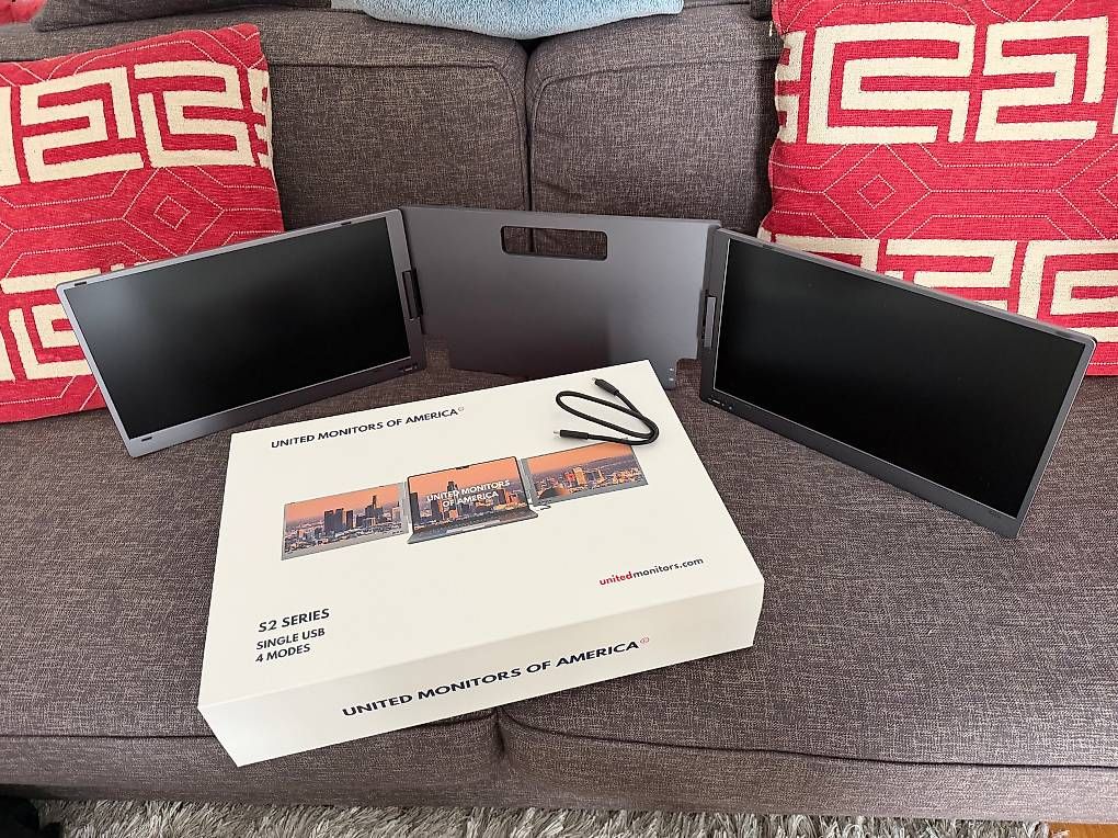 Monitor: Ecran portable - Double écran externe pour Laptop – Usato da La Tour-de-Peilz venduto da juju-juju