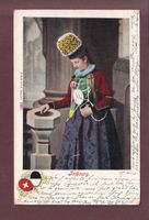 FRIBOURG - Costume 1903 // pli d'angle / petite déchirure //