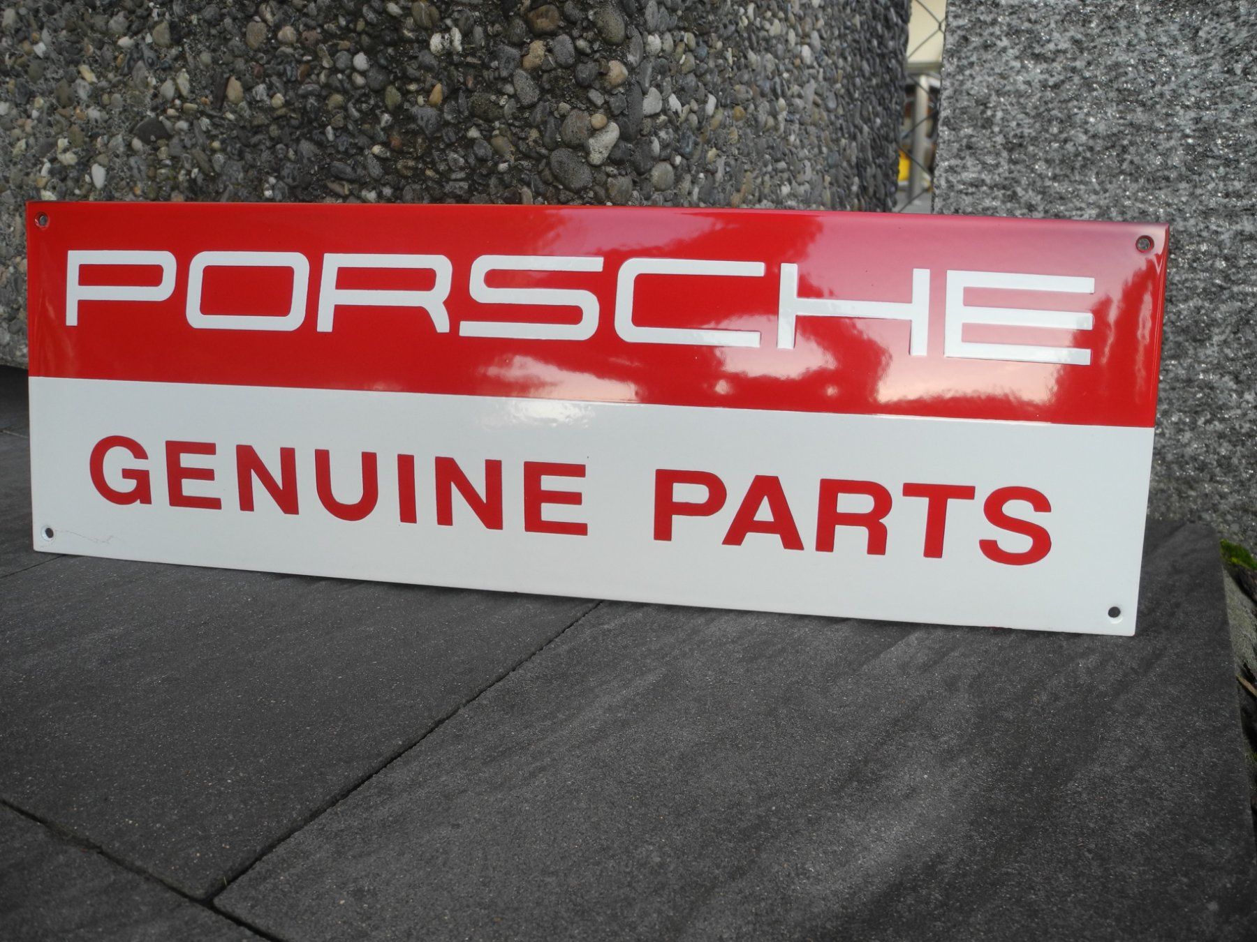 Porsche Schilder: PORSCHE EMAILSCHILD – Neu (gemäss Beschreibung) aus Reinach AG von Huckleberrysix 1