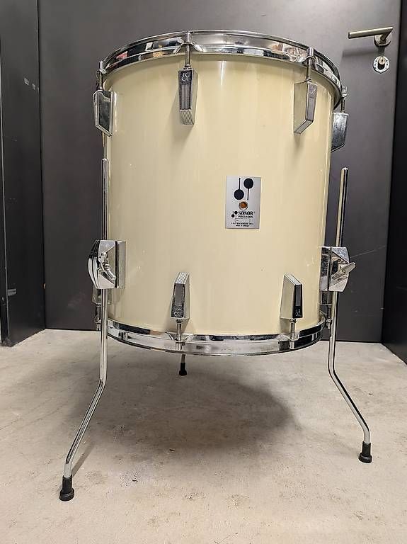 Instruments de musique: Sonor Phonic Plus Floor Tom 16x16" White Vintage Drum 1986 – D'occasion à Wallisellen par witch_finder