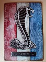 Cobra Blechschild