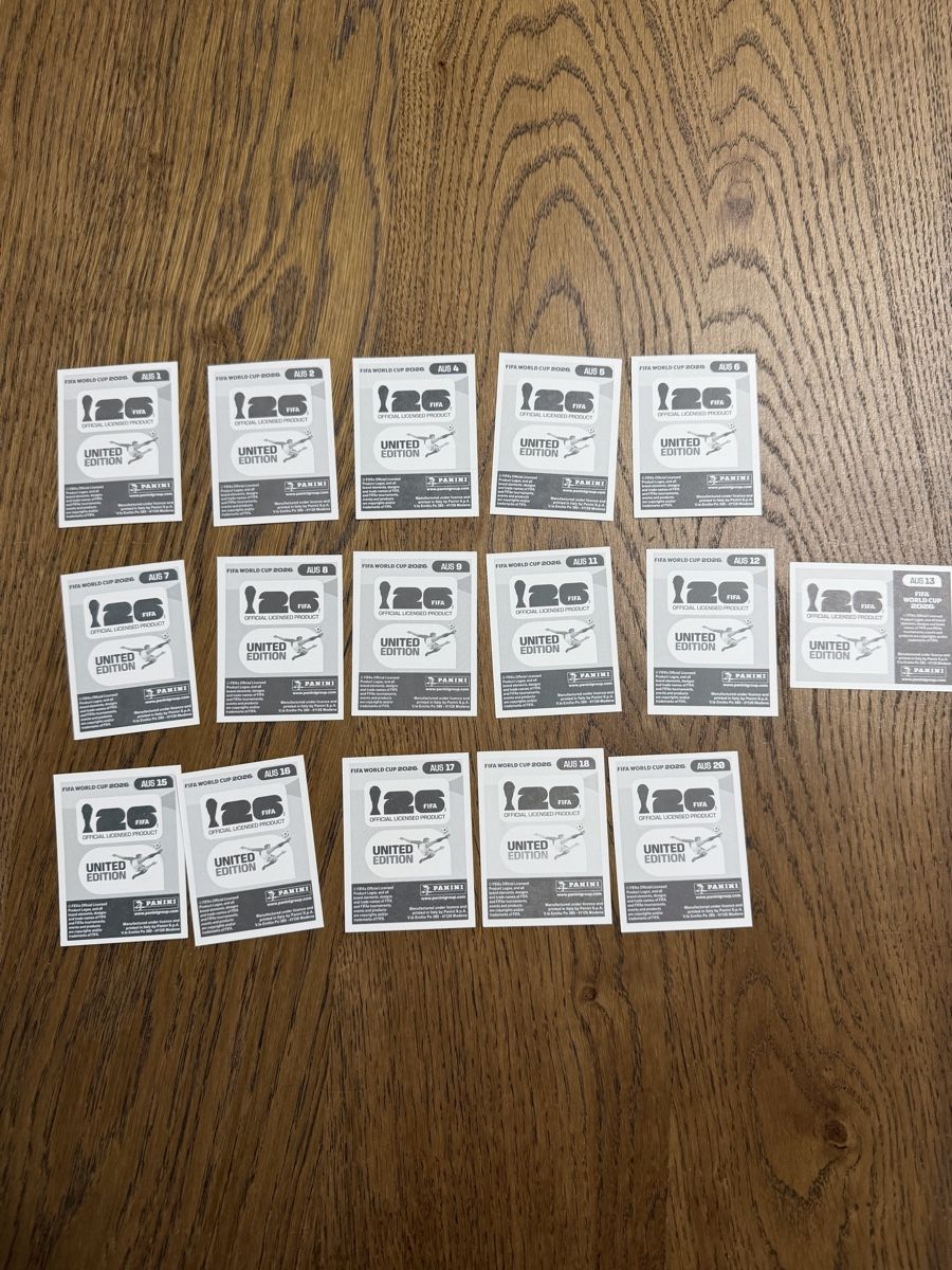 Panini Carte collezionabili: PANINI WM 2026 Bilder Australien AUS – Nuovo (secondo la descrizione) da Sennhof Winterthur venduto da bibo11 1