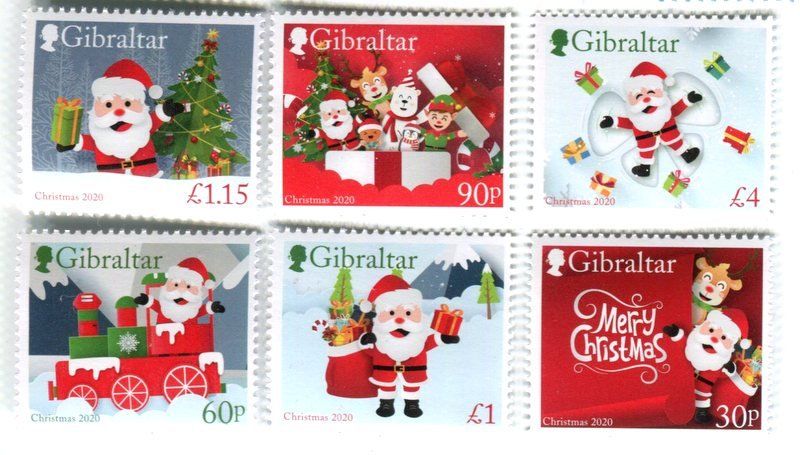 Tutti i francobolli: Briefmarken "Weihnachtsmann". Gibraltar. – Nuovo e nell'imballaggio originale da Basel venduto da Butsch5