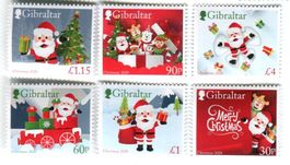 Briefmarken "Weihnachtsmann". Gibraltar.