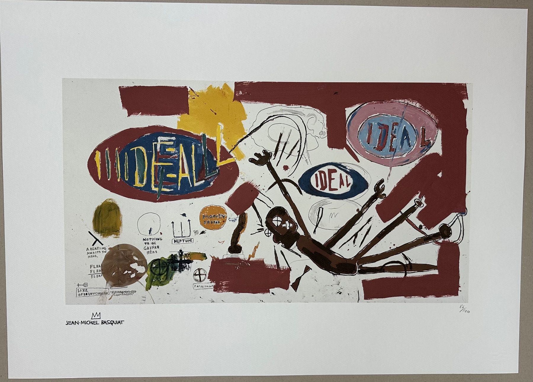 Foto & Immagini: Basquiat. Ideal, Graffiti, POP Art 86/100 – Nuovo (secondo la descrizione) da Meilen venduto da Smgdesign