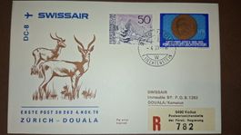 Swissair Zürich - Douala 04.11.1976