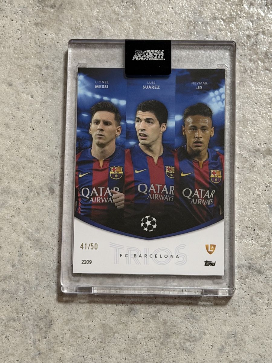 Topps Carte collezionabili: Messi, Suarez & Neymar 41/50 - Topps Trios – Nuovo (secondo la descrizione) da Kaiseraugst venduto da 420n