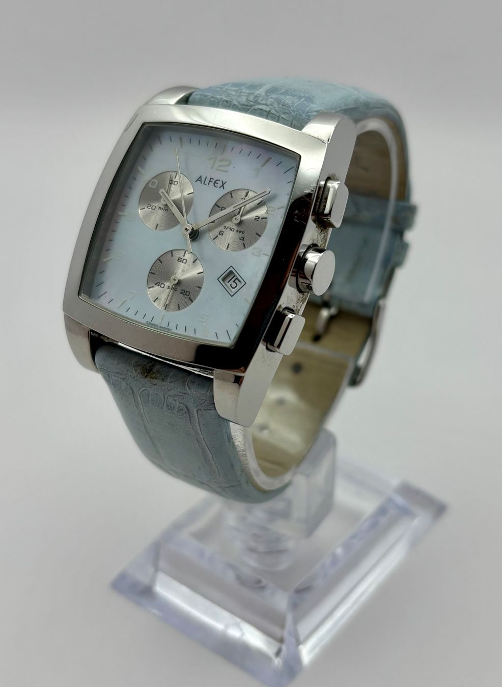 Alfex Uhren: ALFEX CHRONOGRAPH DAMENUHR – Gebraucht aus Rorschach von ZeitWerk.10 7