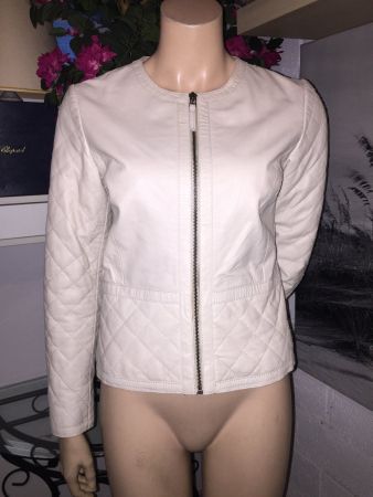 JACQUELINE RIU veste cuir agneau /Leder Jacke 36 CH (38 EUR)