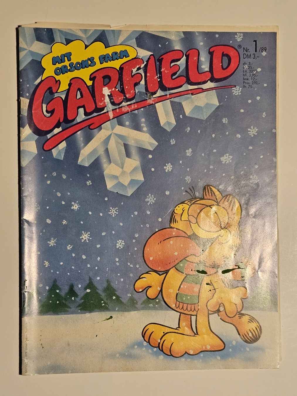 Fumetti: Garfield Comic-Hefte, Nr. 1 & 2, 1988, #WT18 – Usato da Oberdorf BL venduto da BaldenEagle