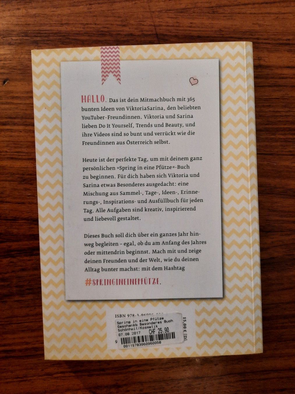 Libri: Spring in eine Pfütze von Viktoria Sarina – Nuovo (secondo la descrizione) da Wettingen venduto da Beo 1