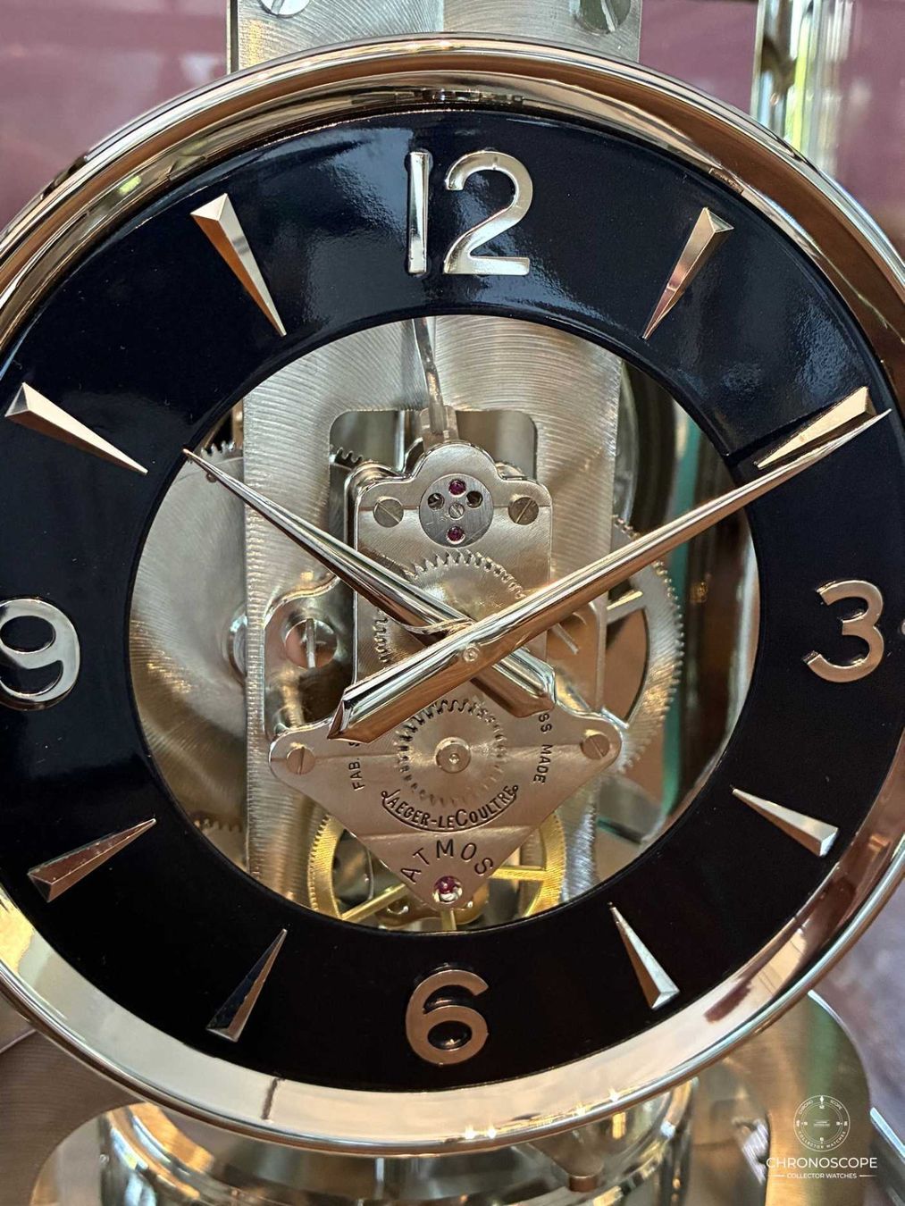 Jaeger-Lecoultre Orologi da terra & Orologi da parete: Jaeger-LeCoultre Atmos Classic nickel-plated, serviced. – Usato da Luzern venduto da ChronoScope6004 3
