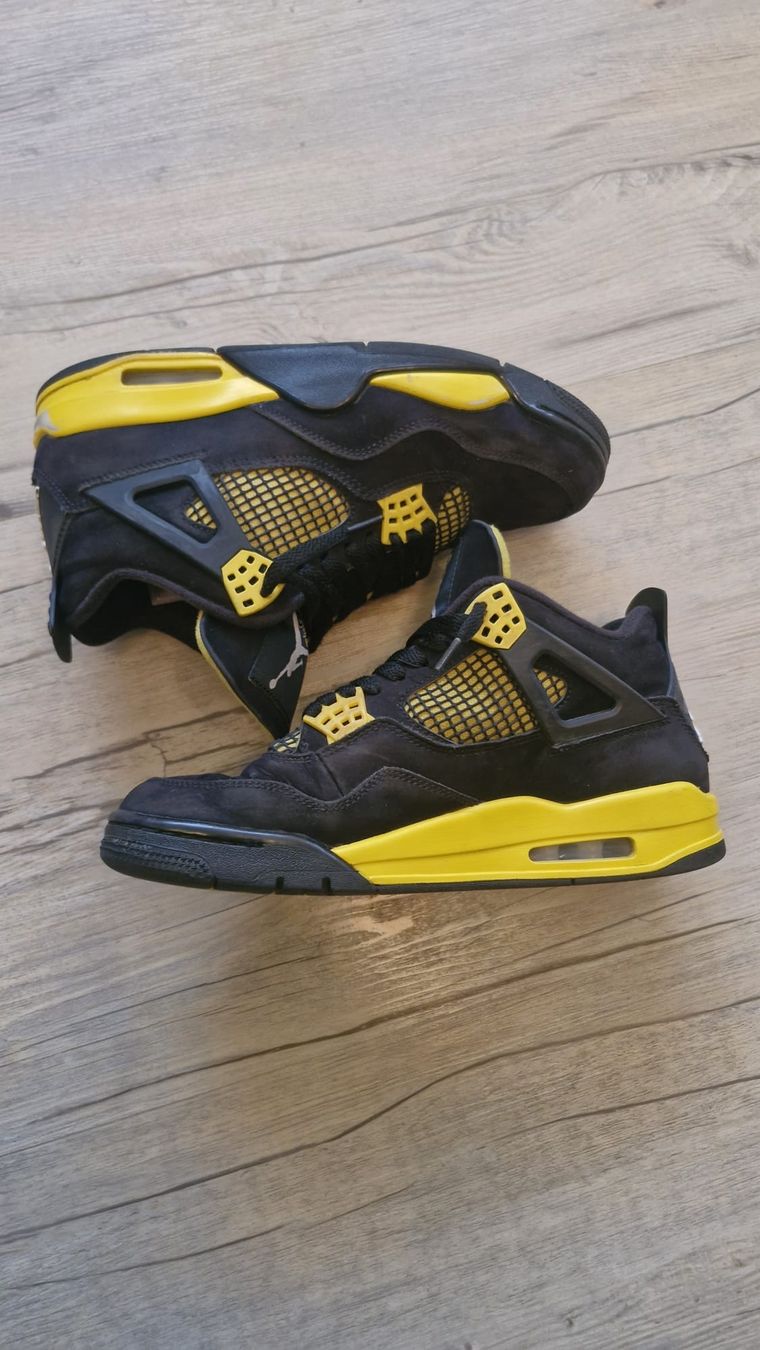 Jordan Scarpe da uomo: Jordan 4 yellow thunders Gr.41 mit Box – Usato da Villmergen venduto da onyx.50 3