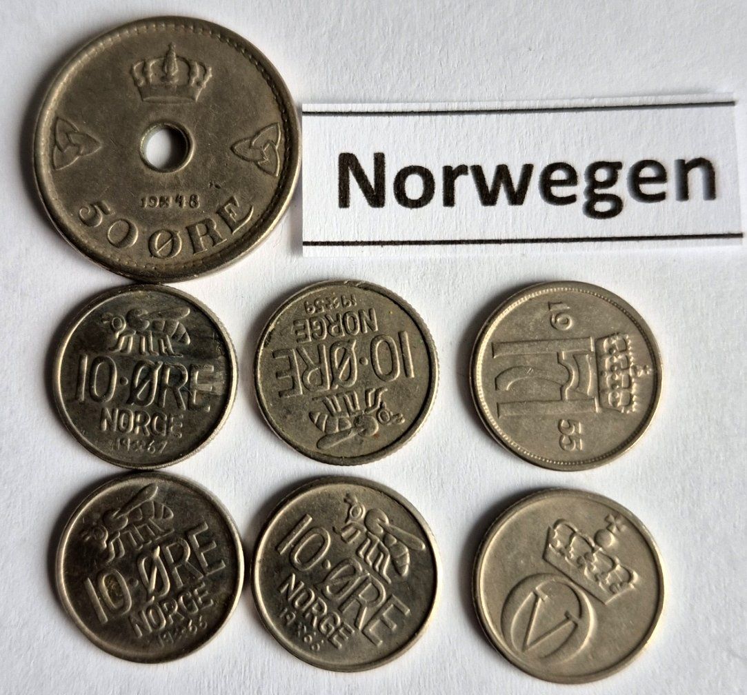 Alle Münzen: Europa Münzen  Norwegen – Gebraucht aus Glattbrugg von coronado03