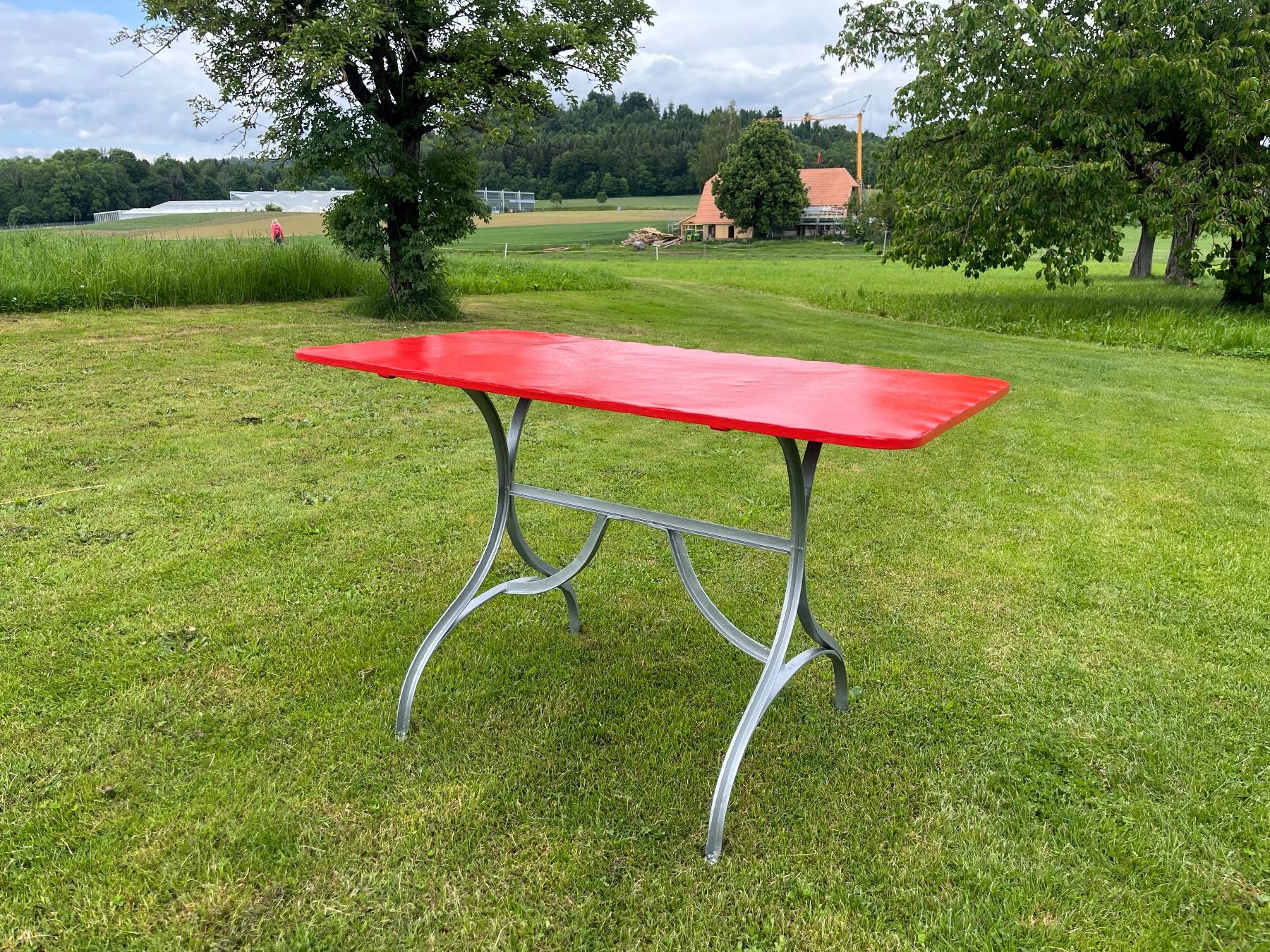 Bigla Tische: Gartentisch Metall Bigla , Sissach – Gebraucht aus Allmendingen b. BE von  7