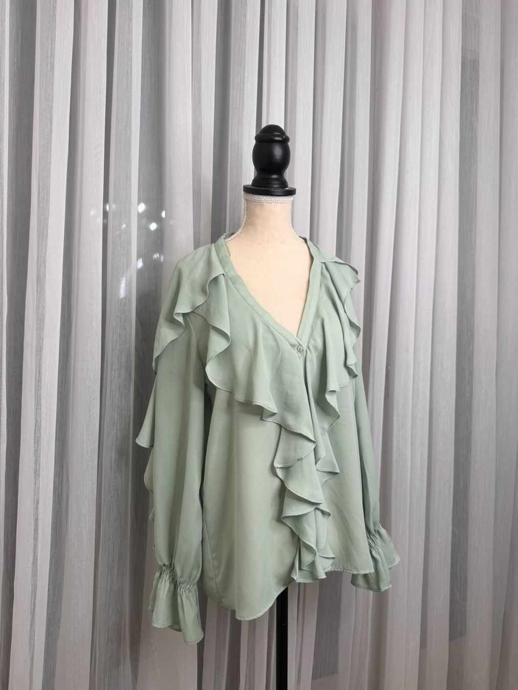 Zara Camicette: Zara Bluse in Pastelgrün – Usato da Zürich venduto da ffeti