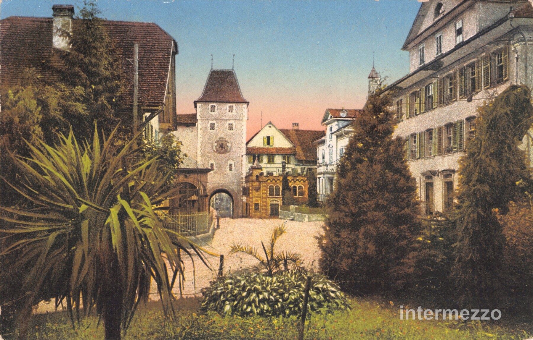 Cartoline postali: Willisau LU // 1923 Obertor – Usato da Basel venduto da intermezzo12