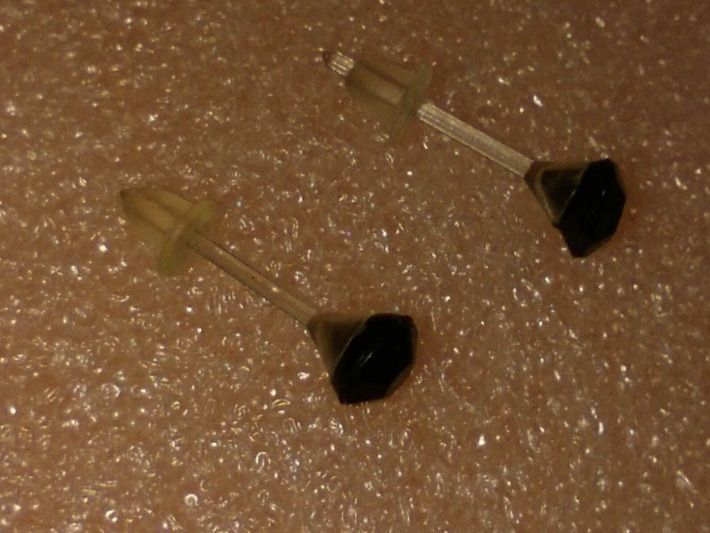 Orecchini pendenti & Orecchini a lobo: OHRRINGE MODESCHMUCK,,,SCHWARZ,,,GLANZIG – Nuovo (secondo la descrizione) da Basel venduto da bijoutrie_4