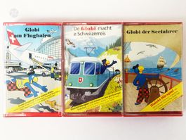 3 Globi Kassetten Hörspiele Dialekt Kindermärchen