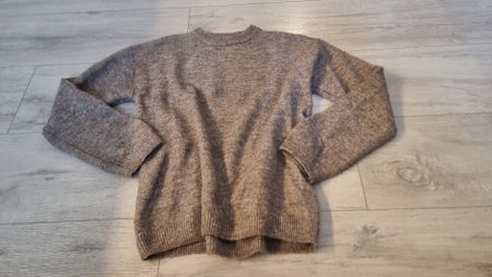 H&M Strickpullover Gr. 134/140 Braun Top Zustand Herbst! neu