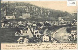 Gruss aus Wolhusen - Dorfansicht