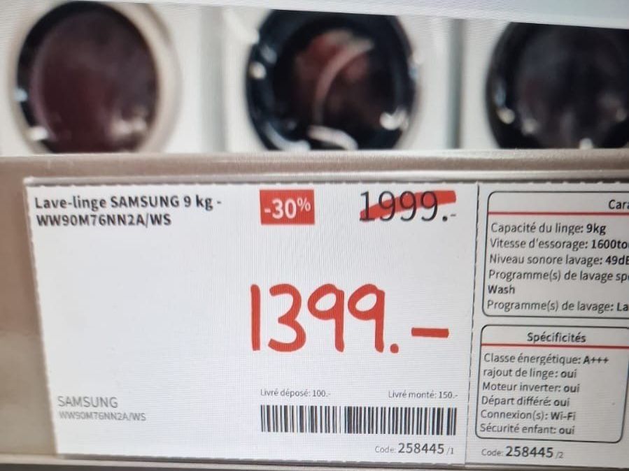 Samsung Machines à laver: Machine à laver – D'occasion à Renens VD par Nestorinox 2