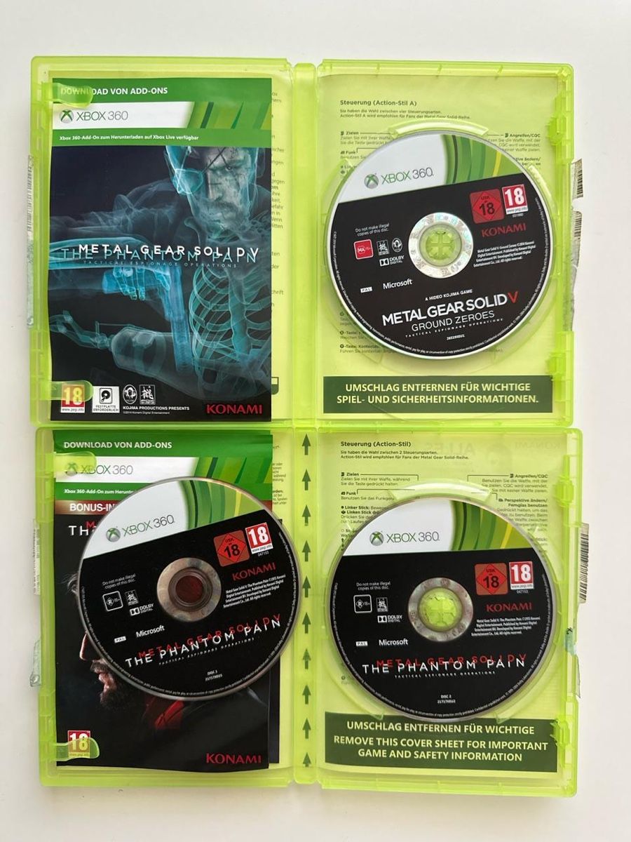 Giochi: Metal Gear Solid V 5 Collection Xbox 360, Ground zeroes – Usato da Couvet venduto da Aura_aura 1
