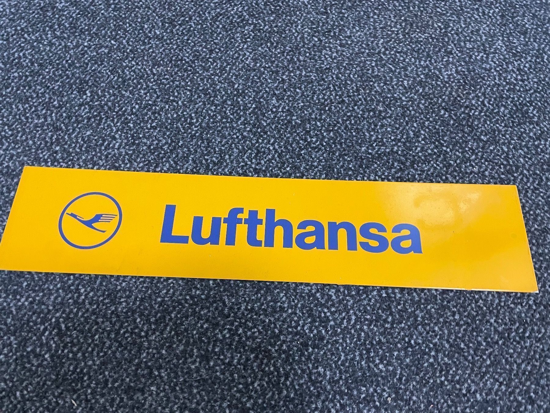 Lufthansa Insegne: Metallschild   LUFTHANSA – Usato da Effretikon venduto da Bianchina 3