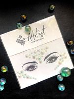 Festival Make Up Glitzer Steine Gesicht Sirena FJ-103
