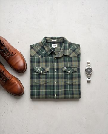 Chemise Wrangler  à carreaux - neuve - XXL