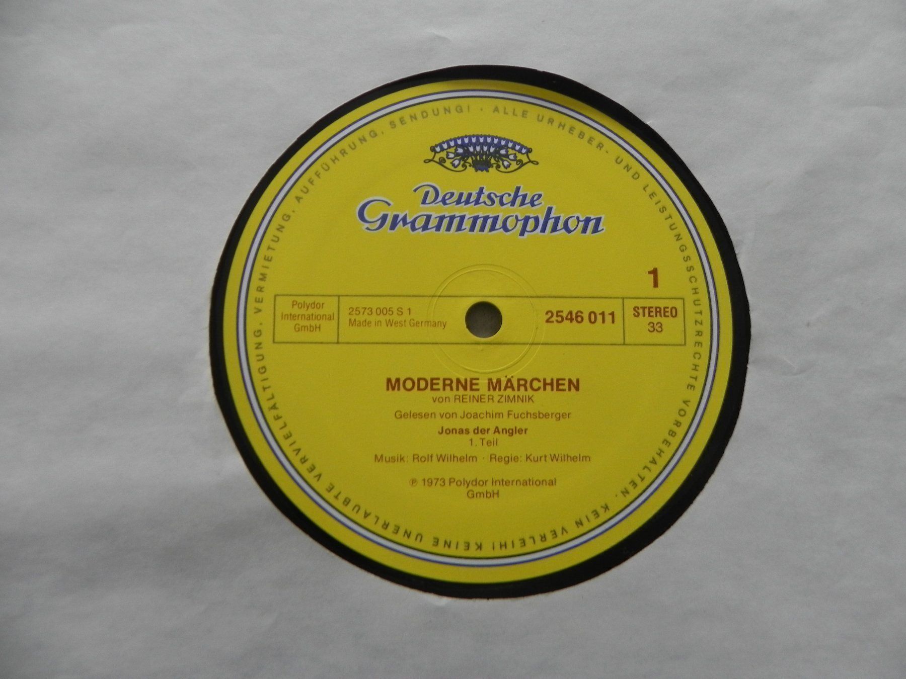 Dischi in vinile: LP Jonas der Angler Deutsche Grammophon – Usato da Siebnen venduto da krimsie 5
