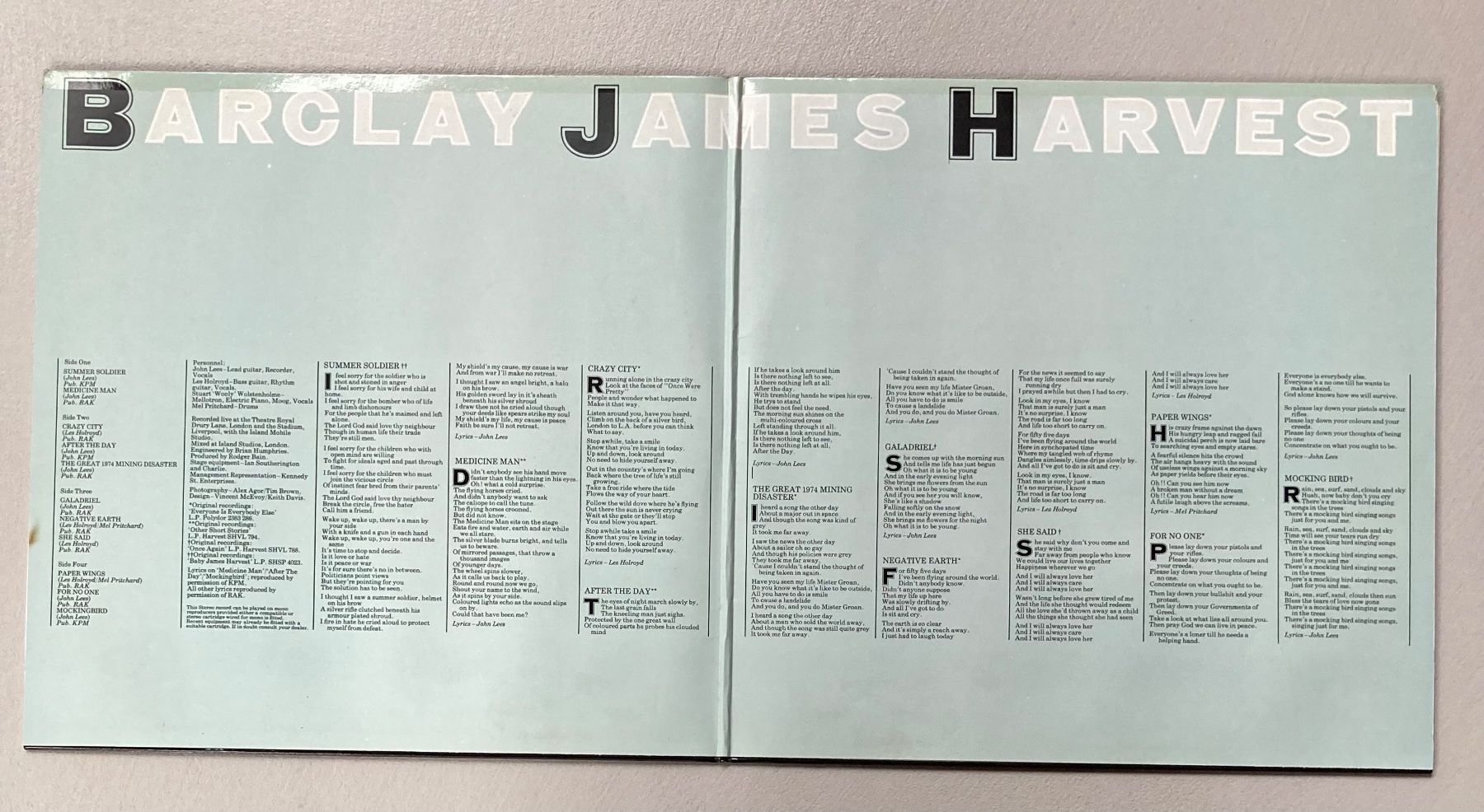 Dischi in vinile: Barclay James Harvest - Live - Doppel LP – Usato da dachsen venduto da oheio 1