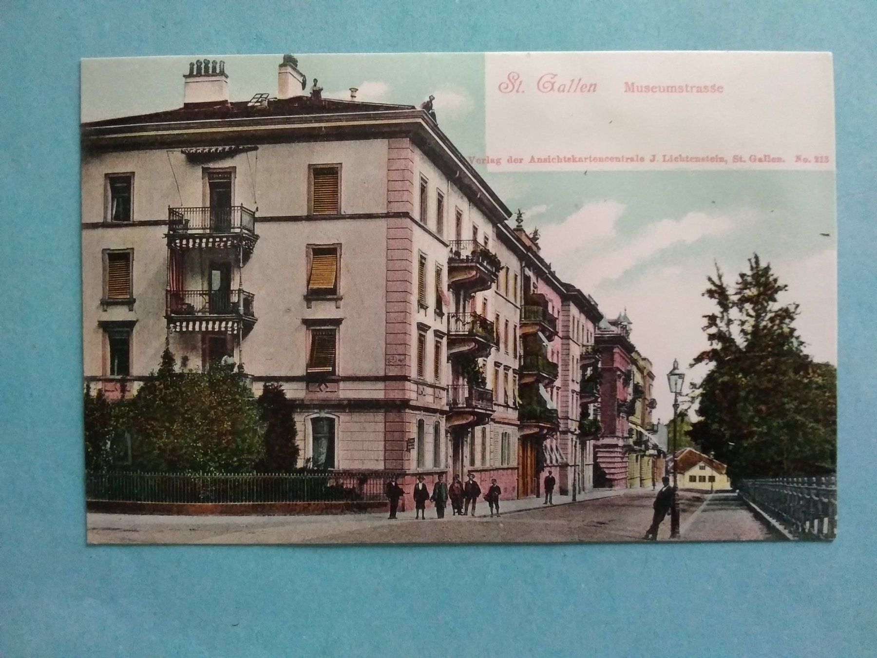 Ansichtskarten: SG St. Gallen Museumstrasse – Gebraucht aus Appenzell von lama19