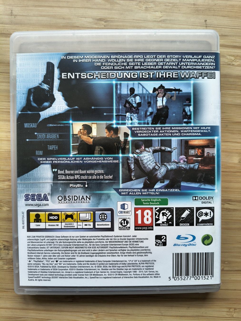 Jeux: Alpha Protocol (PS 3) – D'occasion à Riedholz par ste_96cd 1