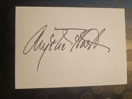 Anjelica Huston - handsigniert - persönlich gesammelt