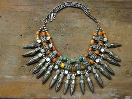 Antike Ethno Kette Tibet Indianer