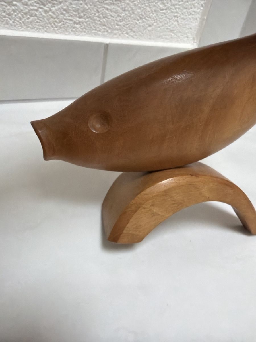 Sculture & Statue: Fischskulptur aus Holz, Vintage. – Usato da Biberist venduto da Momo33 3