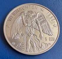 Gedenkmünze 5 ECU Weihnachten 1995 Schweiz