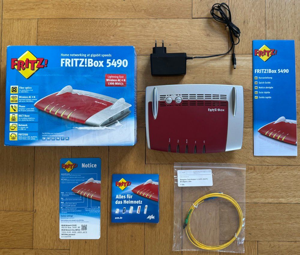 Fritz Modems & Router: FRITZ!Box 5490 Fiber – Gebraucht aus Bern von sn8per 4