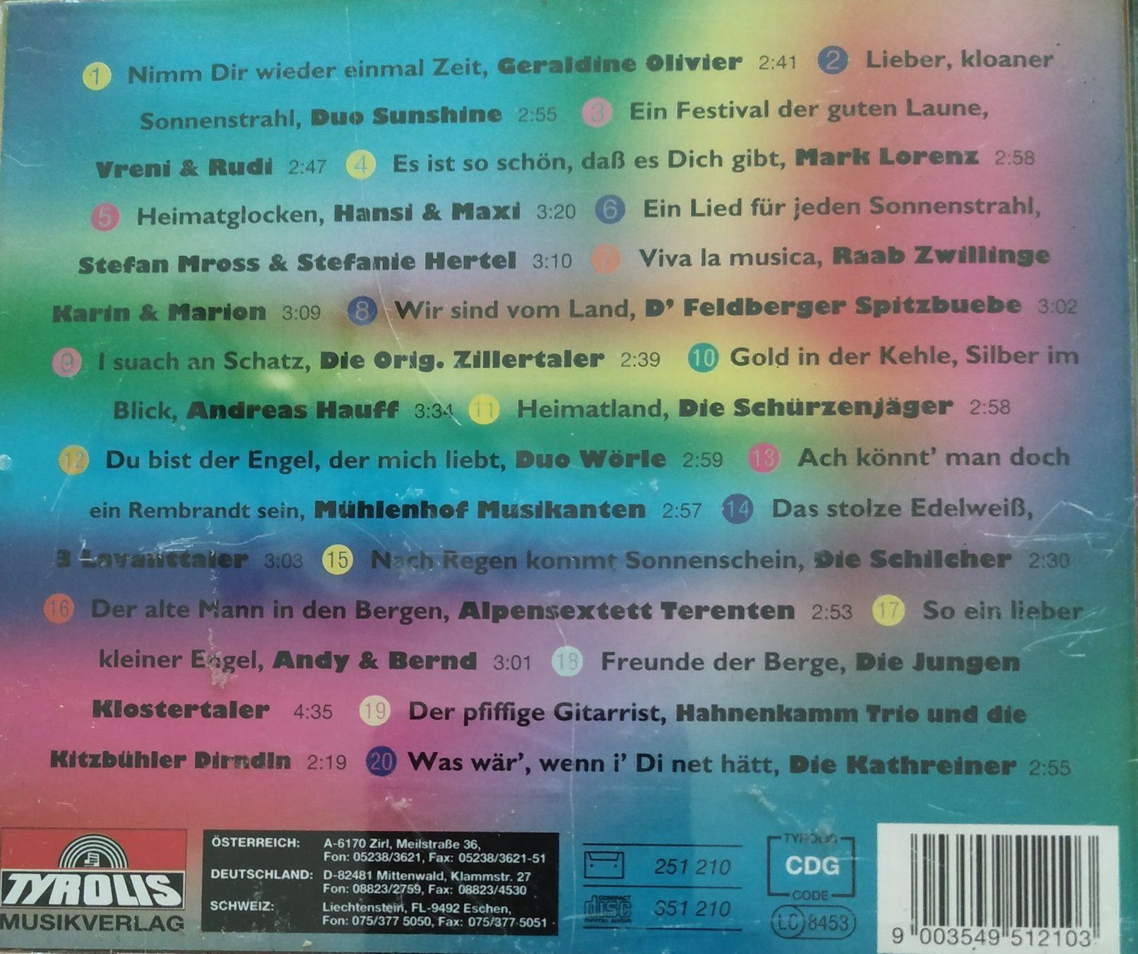 CD: Volksmusik    20 KNÜLLER !! – Usato da niederlenz venduto da sirodu 1