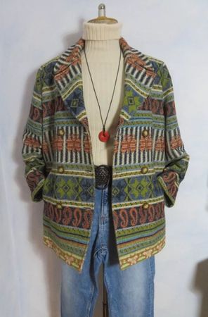 Vintage Kenzo Jeans - Damenjacke Blazer Wolle M/L