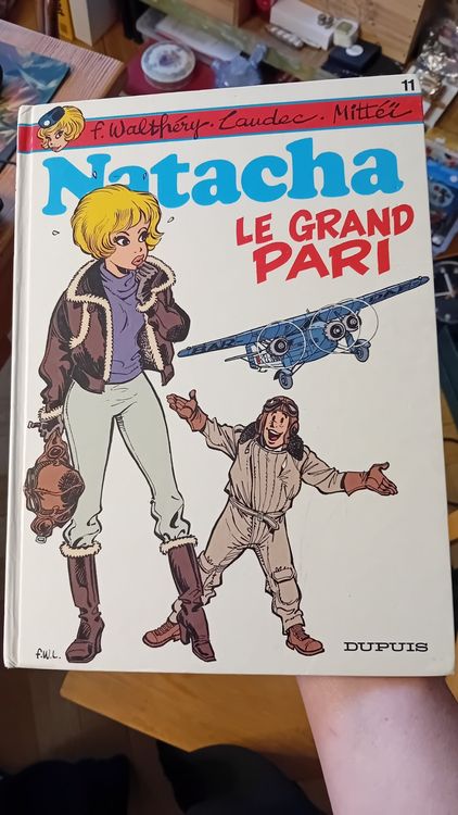 En vente - François Walthéry, Natacha et sa jumelle - Planche originale